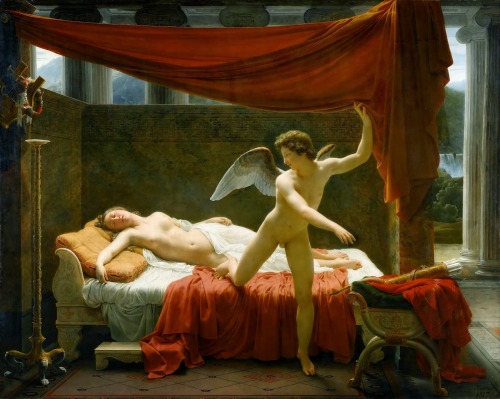 enchantedsleeper:Cupid and Psyche (c.1817), François-Éduard Picot