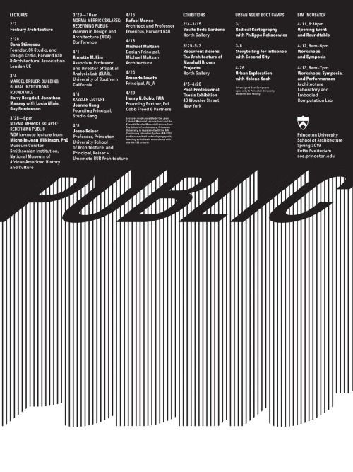 searchsystem:  Princeton University / School of Architecture / Spring 2019 / Poster / 2019