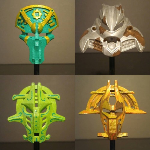 More painted masks, this time including the first time I&rsquo;ve posted an official LEGO mask I