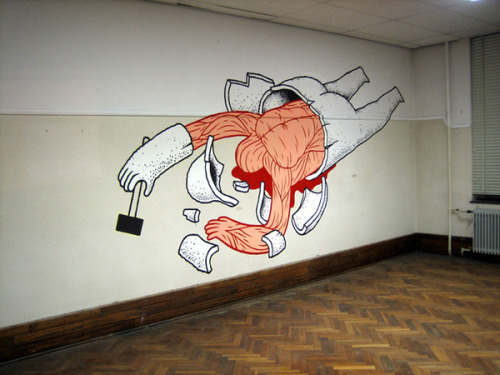  Street Art Figures That Interact With Their Surroundings by Daan Botlek  