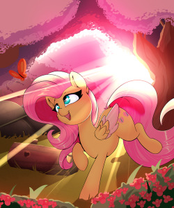 madacon: Flutters and a lot of pink DA  &lt;3!