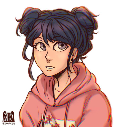 For beahppy on instagram.Congrats on 50K!A cute Marinette in a hoodie for you peeps with cold weathe