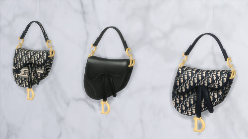  DIOR SADDLE BAG VOL.1 - Brand new & Original mesh by me- Wall Deco Object - 3 Swatches (more to