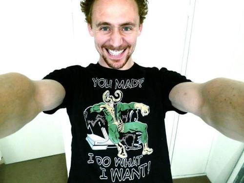 Tom's selfies are the cutest things in the world