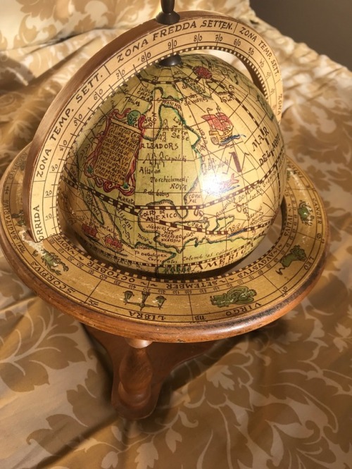 sirenymph:  A globe of zodiac proportions