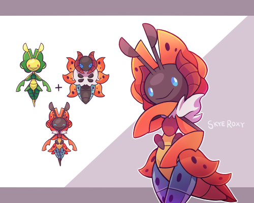 I spent the week designing some Pokefusions :>