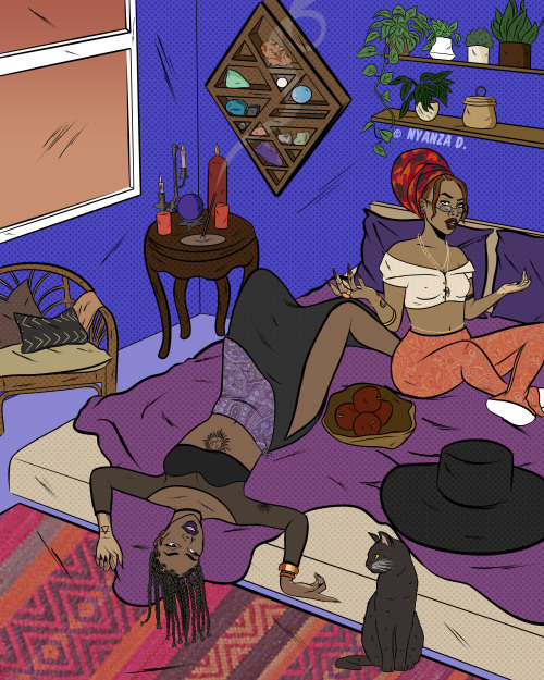 nyanzad - Witchy lil’ girls by Nyanza DWebsite // Shop // Tumblr...