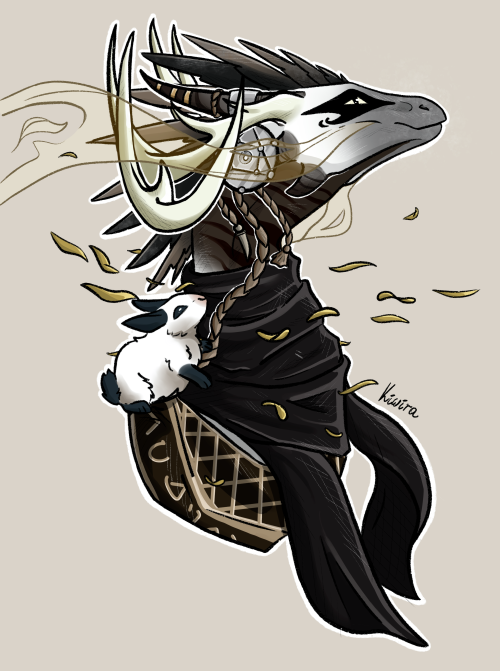 Another Finished Commission. I Honestly Love Design Of This Dragon, Had A Lot Of Fun Drawing Her