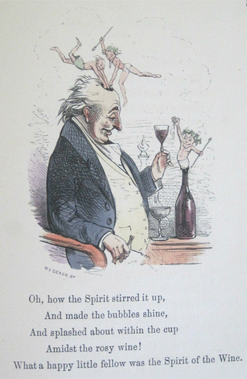 Cheers my dears!From “Aunt Effie’s Rhymes for Little Children” (1852) by Jane Euphemia Saxby, with i