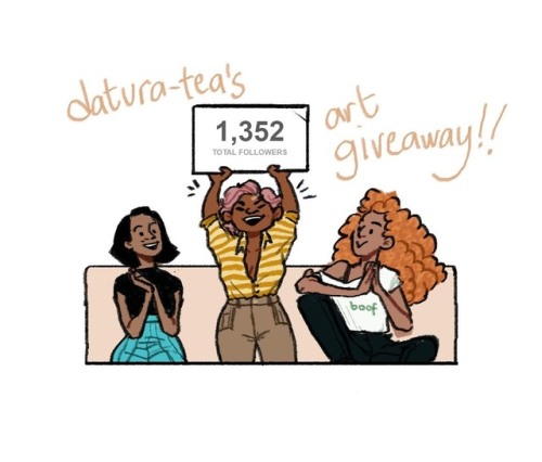 datura-tea:!!FOLLOWER ART GIVEAWAY!!hey hey guys there sure are a heck of a lot of you! im shocked a