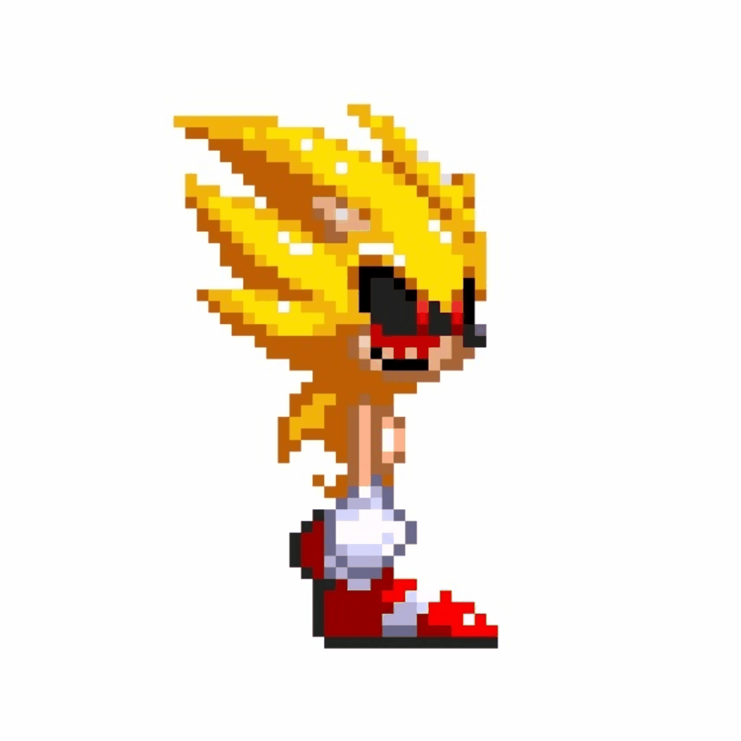 Pixilart - Sonic Waiting (Sprite Animation) by Anonymous