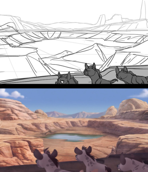 Some more Lion Guard storyboards! This time from an episode called “The Hyena Resistance,&rdqu