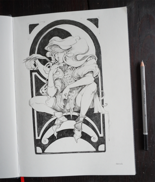 Lately I’ve slowly started to use Instagram more than tumblr for my art stuff - Let me know if