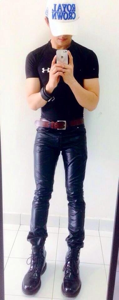 leather boy