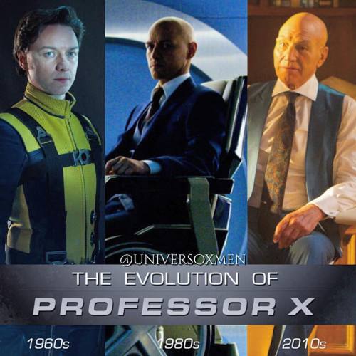 A evolução do Professor X! #xmen #marvel #xmenfranchise #20thcenturyfox