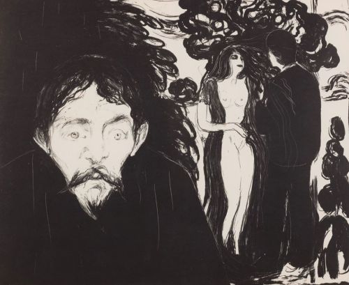 Porn photo thusreluctant:  Jealousy II by Edvard Munch 