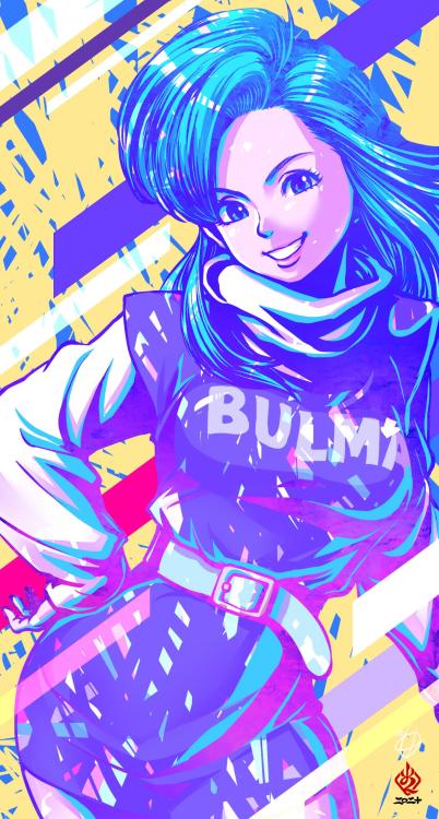 animepopheart:★ 【甘チヨ】 「 1 / 2 / 3 / 4 / 5 / 6 / 7 / 8」 ☆⊳ bulma (dragon ball series)✔ republished w/