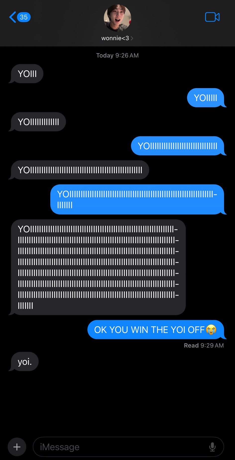 BOYFRIEND TEXTS W/JUNGWON