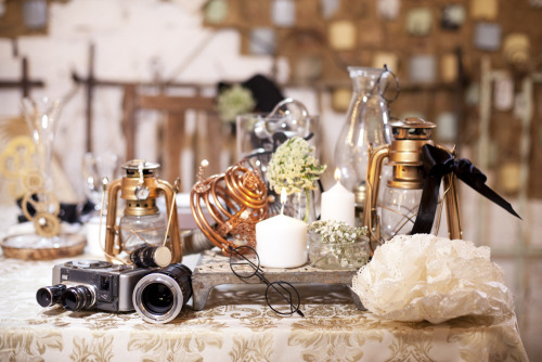 Vintage Steampunk Inspired Styled Wedding Shoot via Styled and Wed | Captured by 