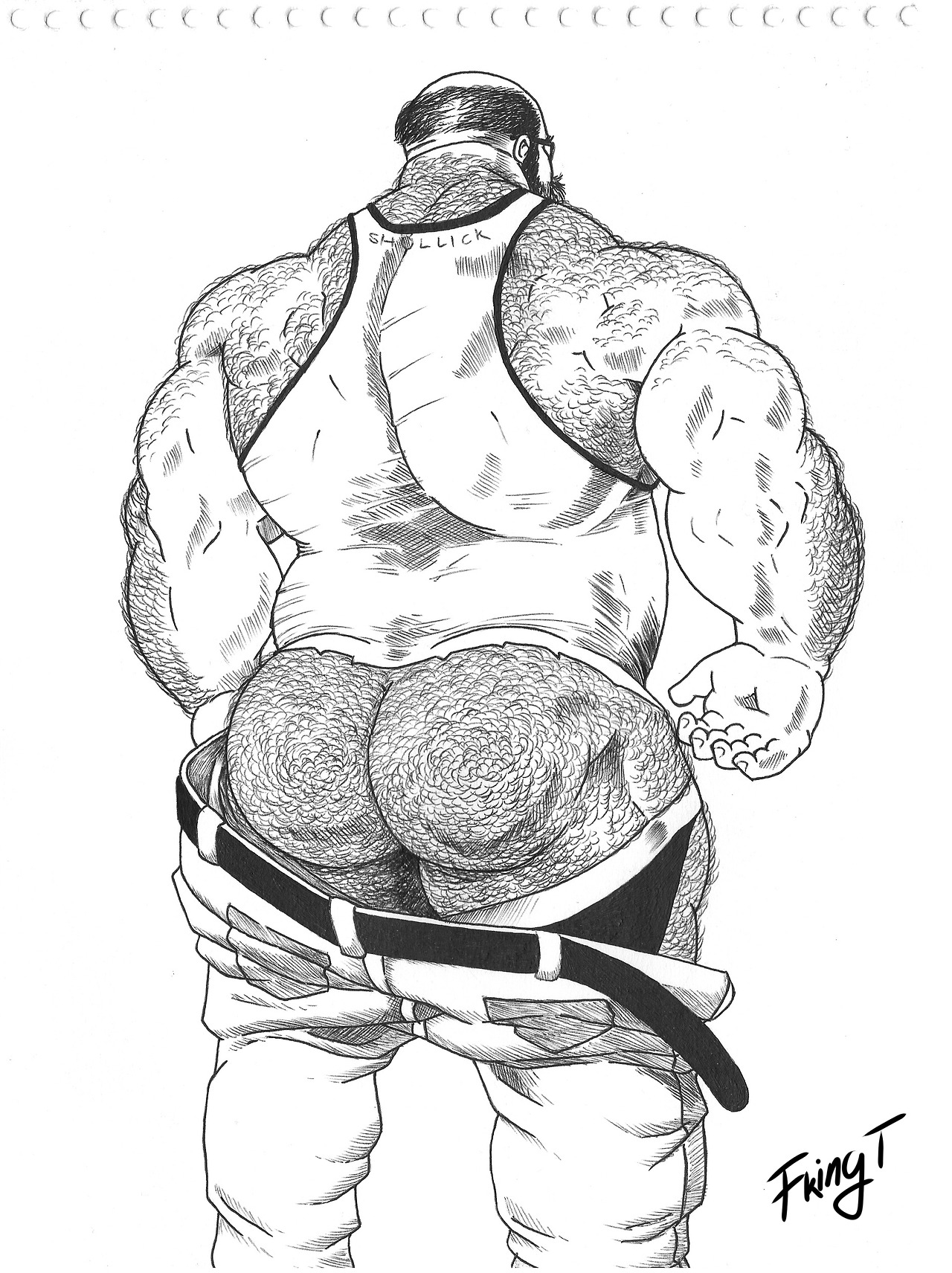 fkingt: An old drawing of mister shullick i had there forgotten