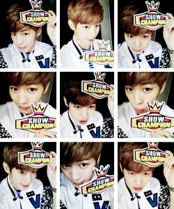 rammyeon:  hongbin | show champion selcas