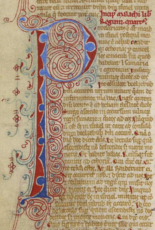 What a tall drink of puzzle initial P! Digging that English teal.Manuscript description and digital 