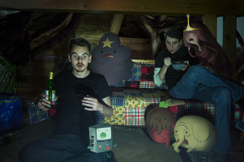 phildragash:  the process of getting everyone here. Also, the background is primarily fake as well! 