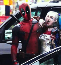 meangirlsthings:  Deadpool + Harley Quinn