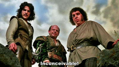 westwingwolf:Favorite Films: The Princess Bride (1987)Fencing. Fighting. Torture. Revenge. Giants. M