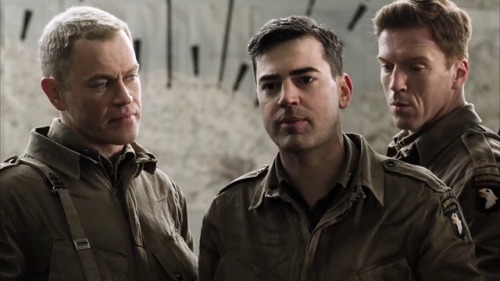 spockvarietyhour:Ron Livingston as Lewis Nixon in Band of Brothers