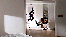 movie-gifs:  There is an idea of a Patrick Bateman, some kind of abstraction, but there is no real me, only an entity, something illusory, and though I can hide my cold gaze and you can shake my hand and feel flesh gripping you and maybe you can even