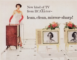 retrospectif:  RCA TV Ad, 1957.(Source)