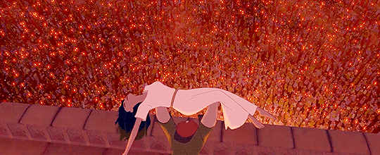 giffing-the-screen:  “You don’t have time to be timid. You must be bold, darling!”Colors of Disney — Part 1