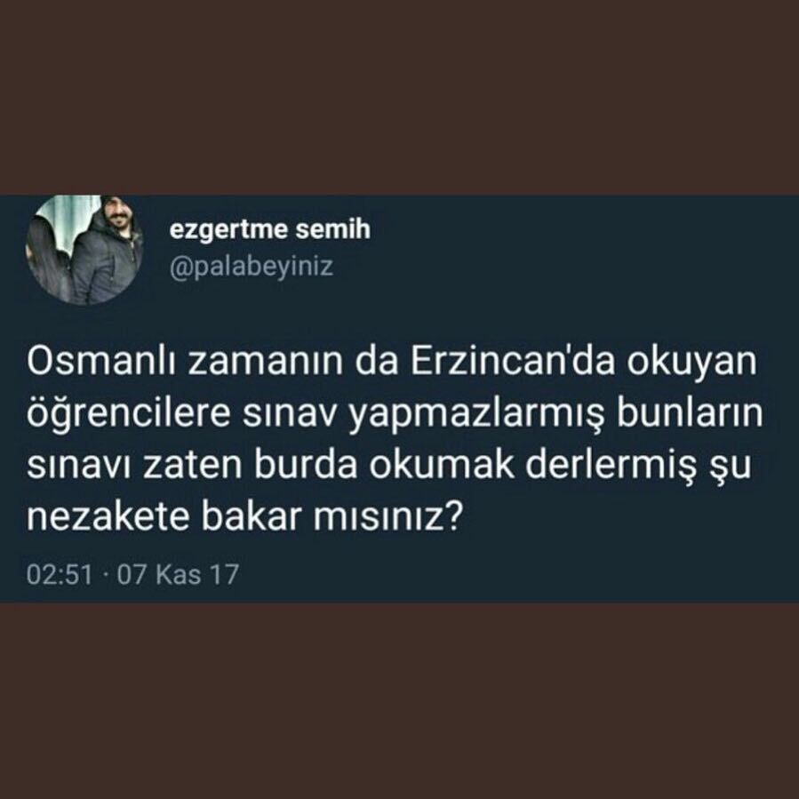 Osmanlı zamanında...