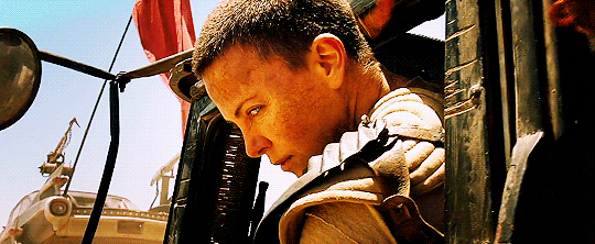 zombeesknees:  fuckyeahisawthat:  Mad Max: Fury Road Furiosa + Rage   Murder faces