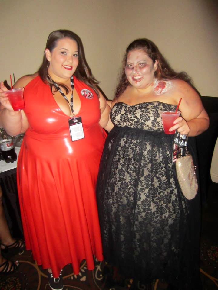 Big Cuties BoBerry and Ellie.  Zombie and zombie hunter.