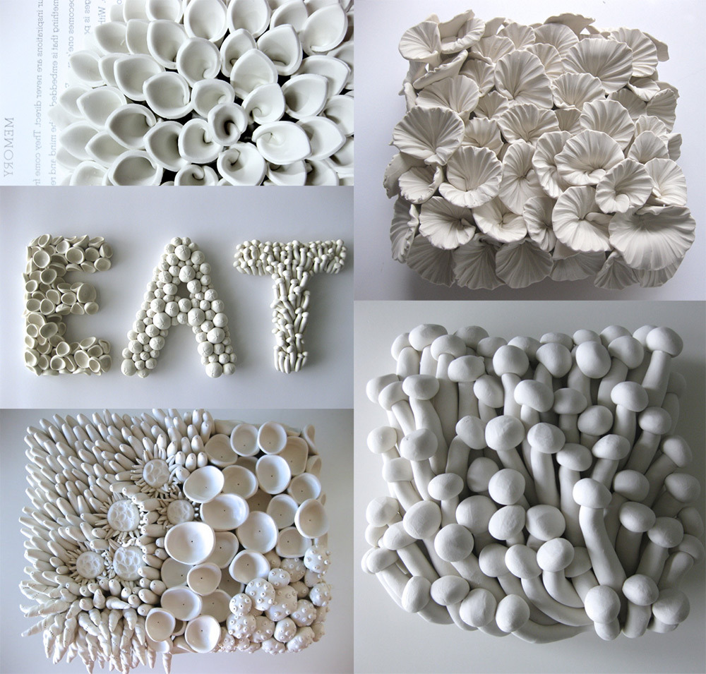 culturenlifestyle:Stunning Ceramic Bouquets Burst with Life by Angela Schwer  California-based