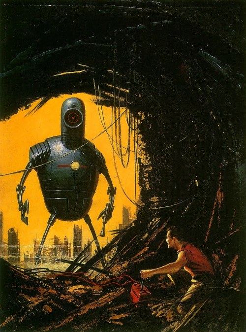 magictransistor:  Edward Durell Stone.  Robot. 1962. 