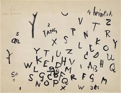 immafuster:Paul Klee, Beginning of a Poem, 1938.