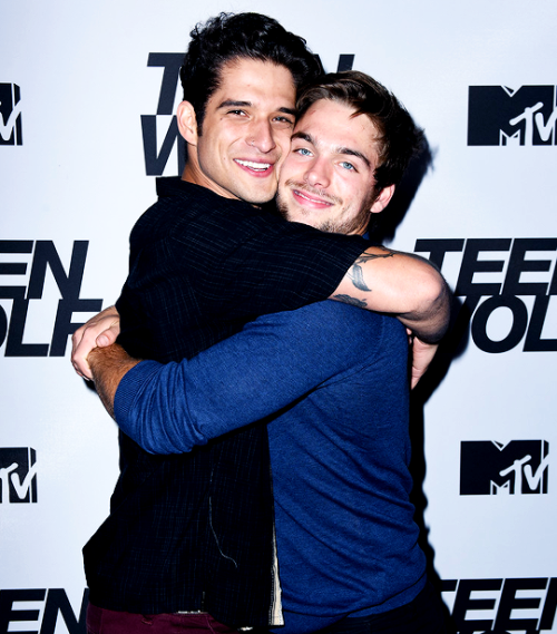 stydiaislove: Tyler Posey and Dylan Sprayberry at the MTV Teen Wolf 100th episode screening on Septe