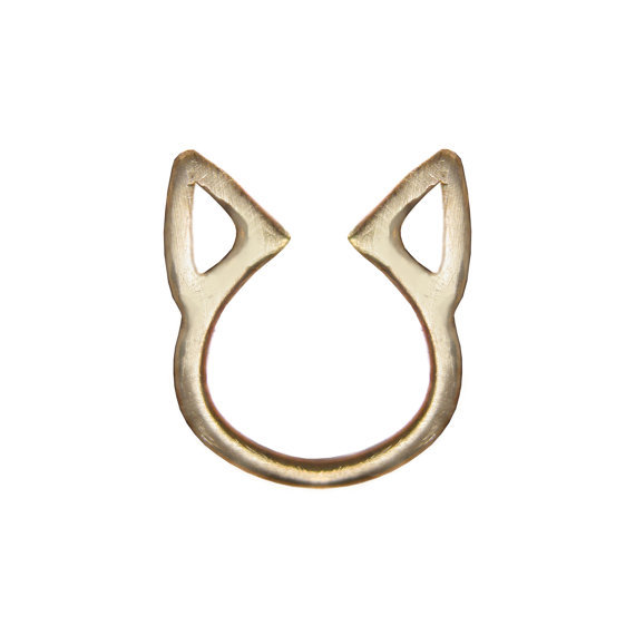 awesomeetsy:  (via MEOW RING by AOKOSU on Etsy)