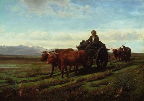 rosa-bonheur:Going to Market, 1851, Rosa Bonheur