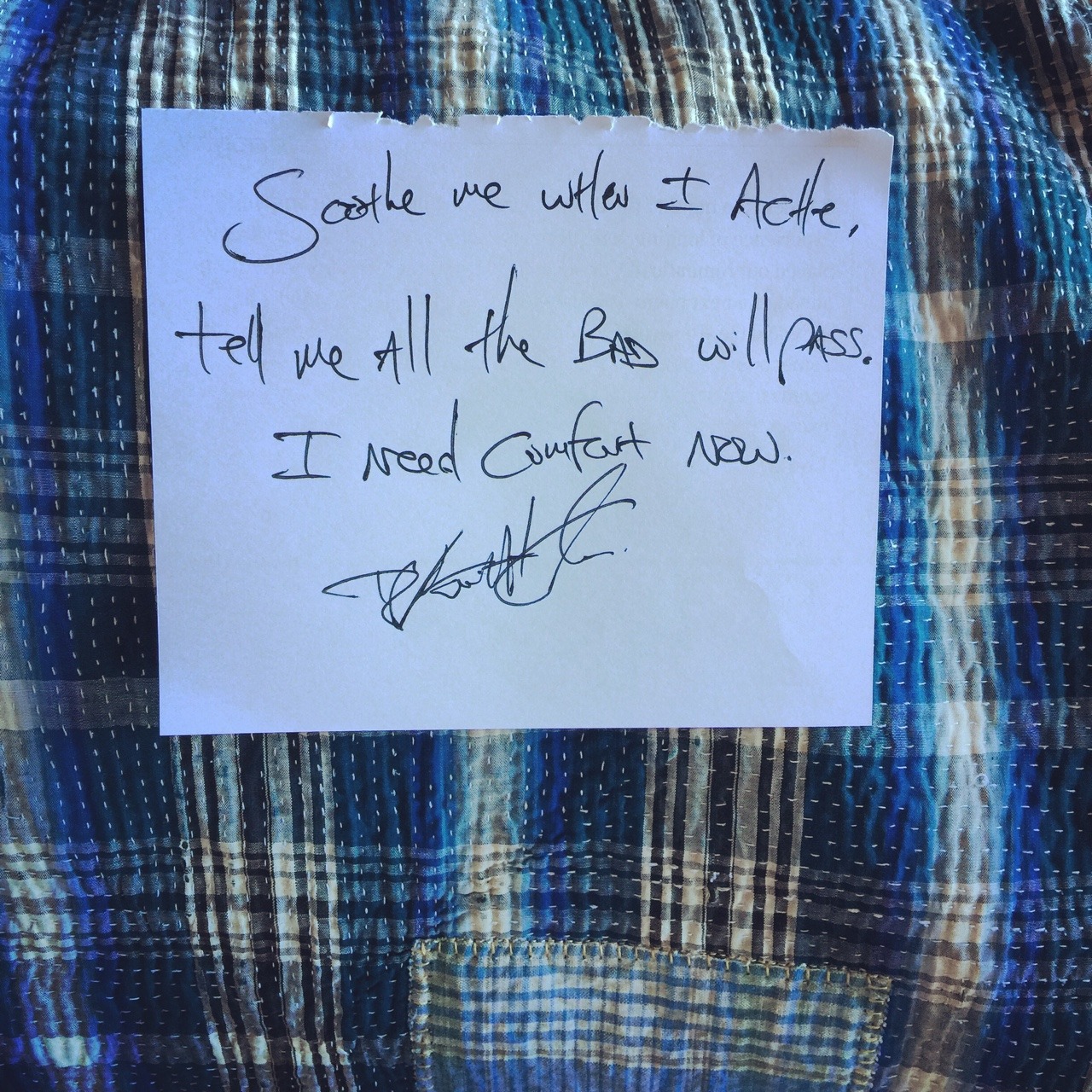 tylerknott:  Soothe me when I ache, tell me all the bad will pass. I need comfort