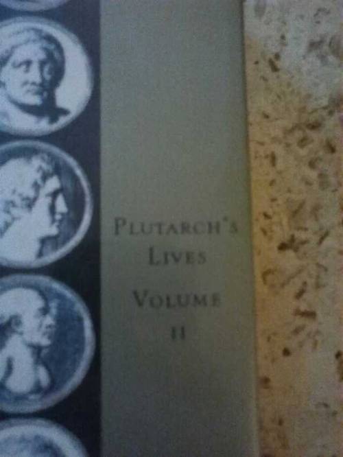 Look at what I found at my library!!! I didn&rsquo;t know Plutarch wrote about Galba and Otho!!!! I 