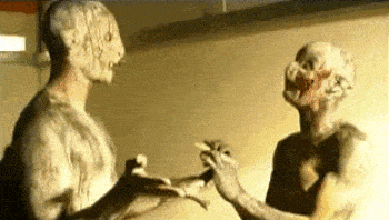 vonisv:  medusabraids:  moteloleander:  samneill:  honestly nothing for me will top the energy of BTS photos/videos of horror movie monsters/demons/creatures/etc in full makeup just hanging out… like energy….     