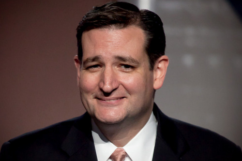chocolatecakesandthickmilkshakes:  gregwuzhere:  chocolatecakesandthickmilkshakes:  The is Ted Cruz and he just threw his hat into the ring for a presidental bid in 2016. Ted Cruz was born in Canada do you think he’ll get all the shit Presdient Obama