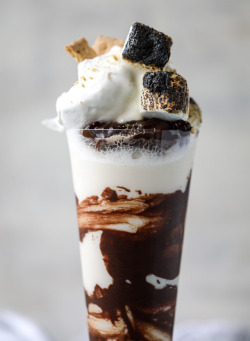 fullcravings:S’mores Stout Milkshakes Like