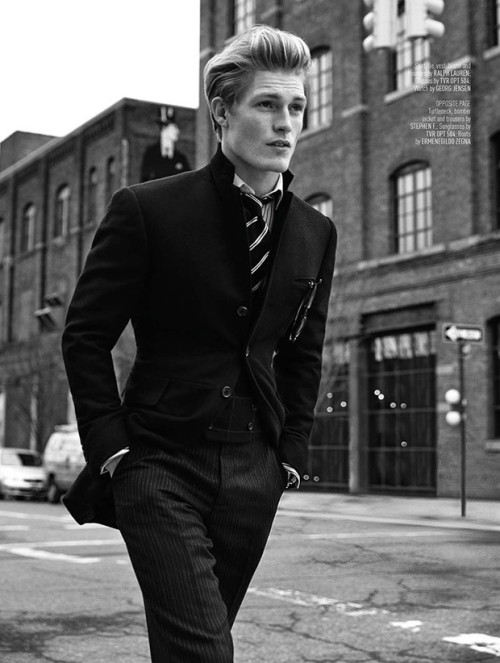 homme–models:  Harry Goodwins for August Man // ph. by Arnaldo Anaya-Lucca