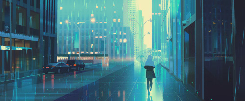 chuwenjie:City downpour