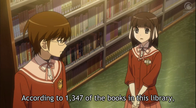 ersatzsmile:  &ldquo;According to 1,347 of the books in this library, if you